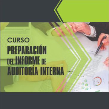 Inicio: 17 de mayo  Curso “Preparación del Informe de Auditoría Interna”