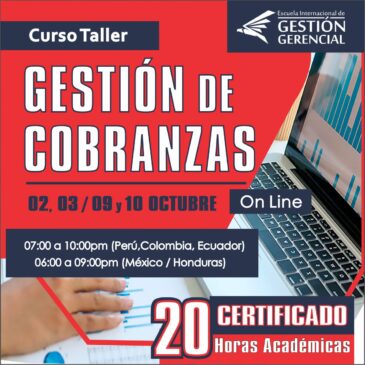 Curso Taller «GESTIÓN DE COBRANZAS»